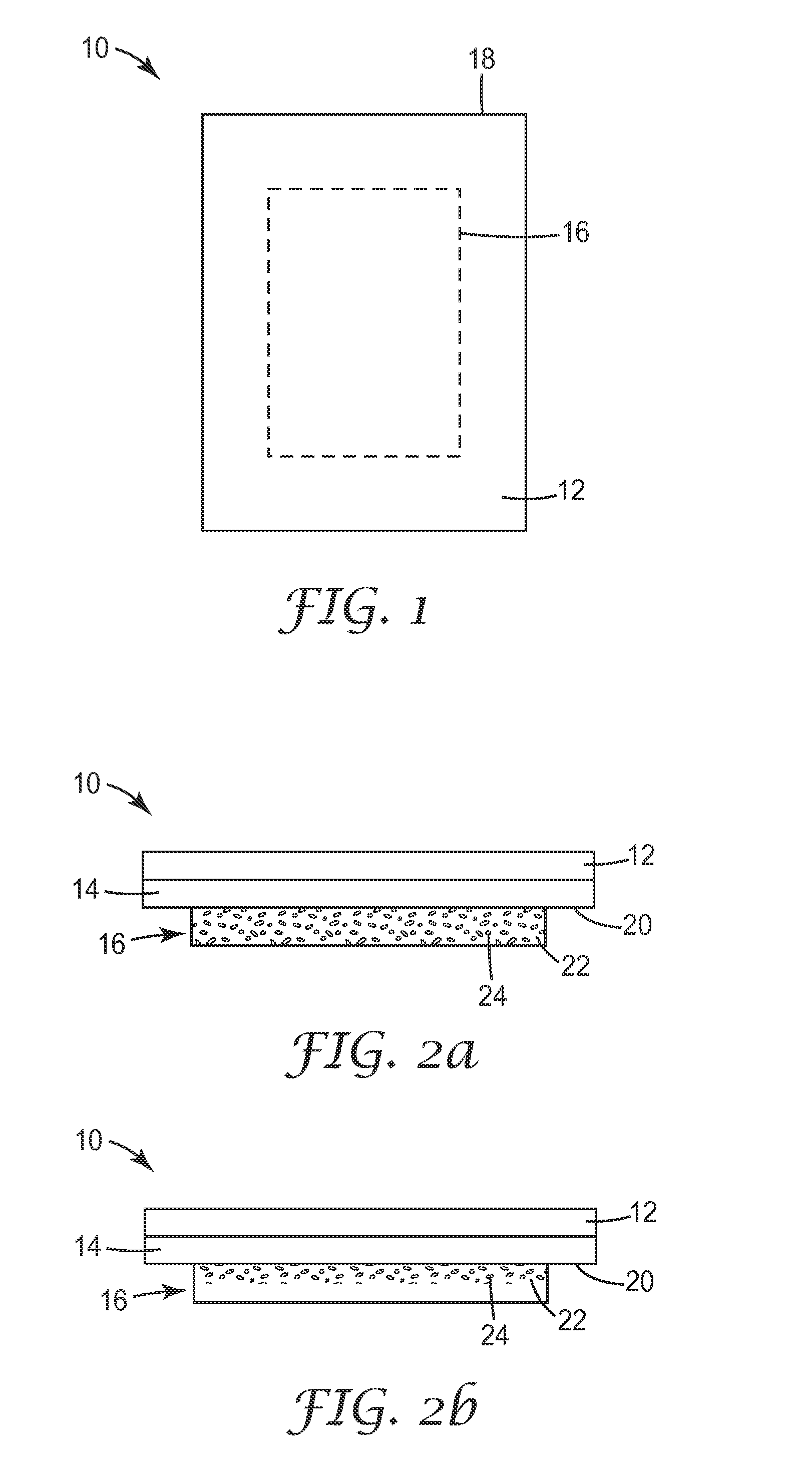 Medical articles and methods of making using immiscible material