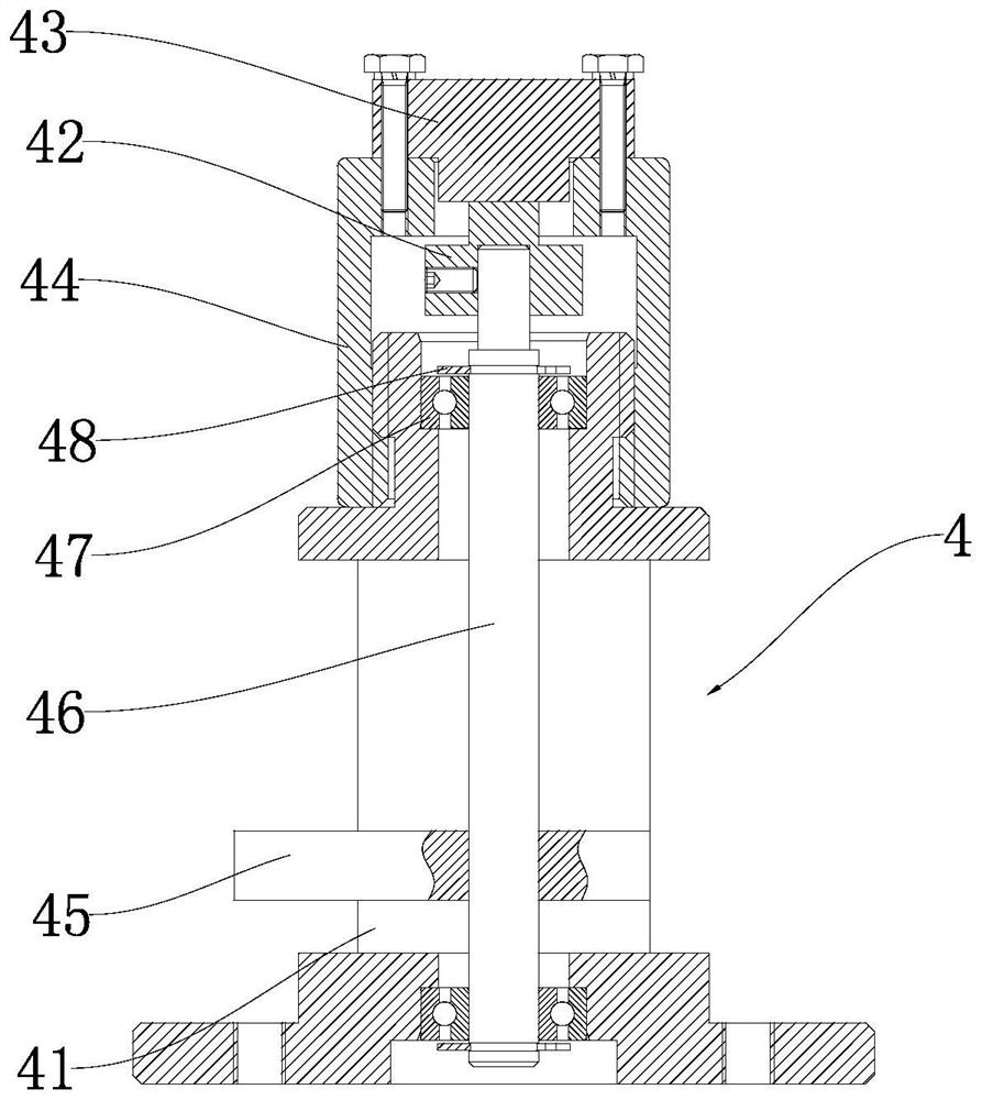 Device for measuring angular displacement of angular travel regulating valve by using Hall sensor