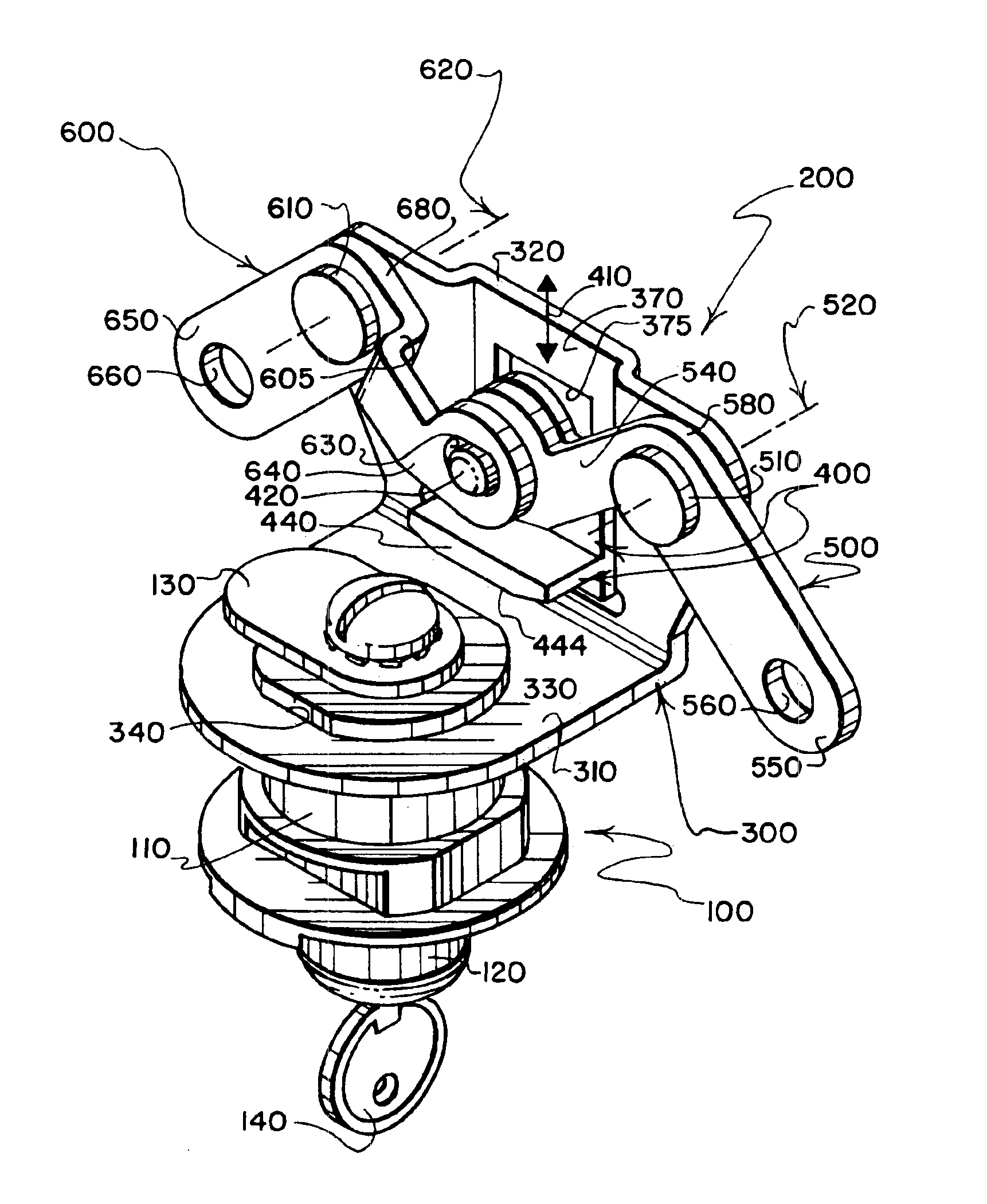 Linkage assembly for operating one or more latches