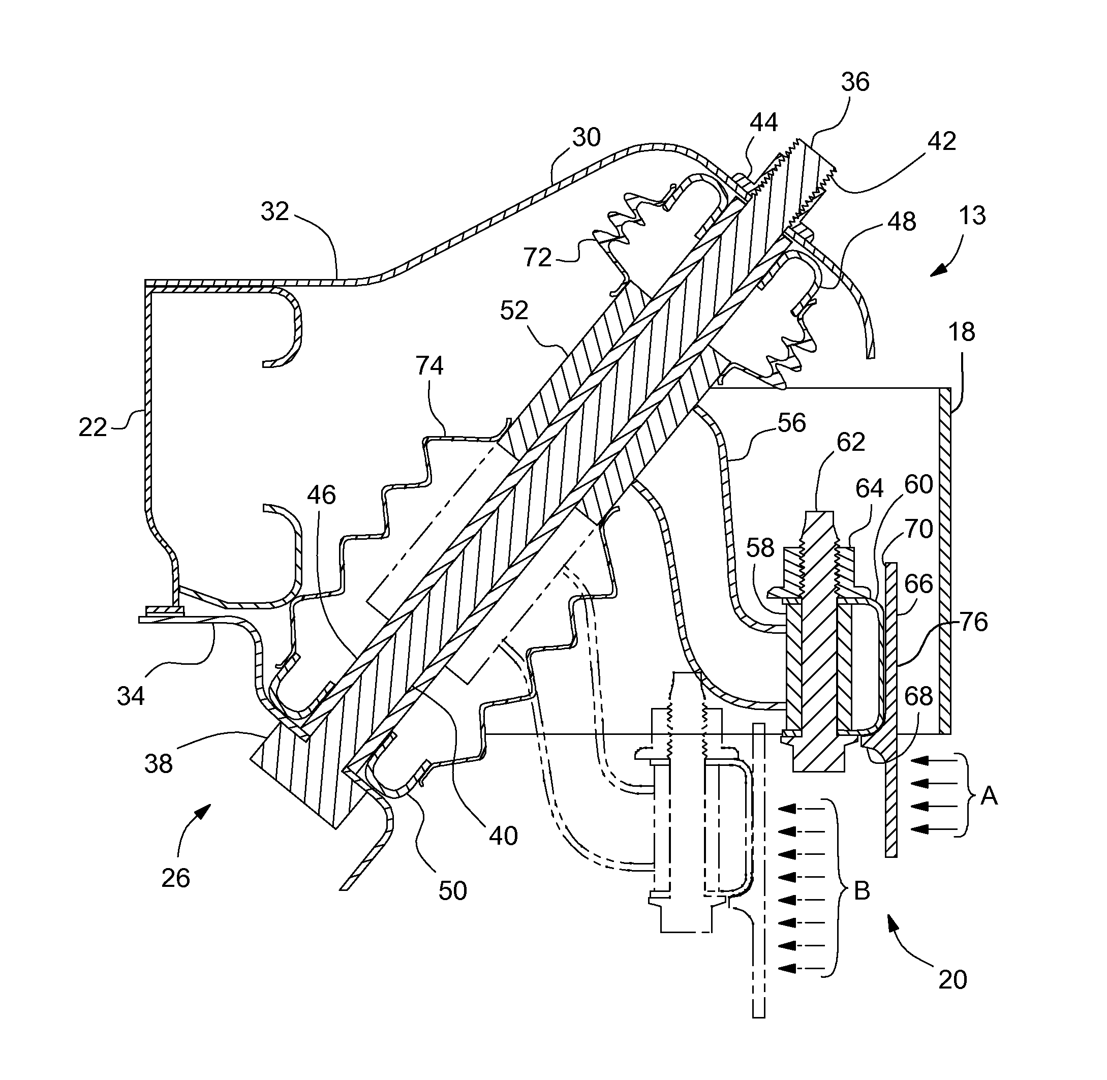 Passively deployable air dam for a vehicle