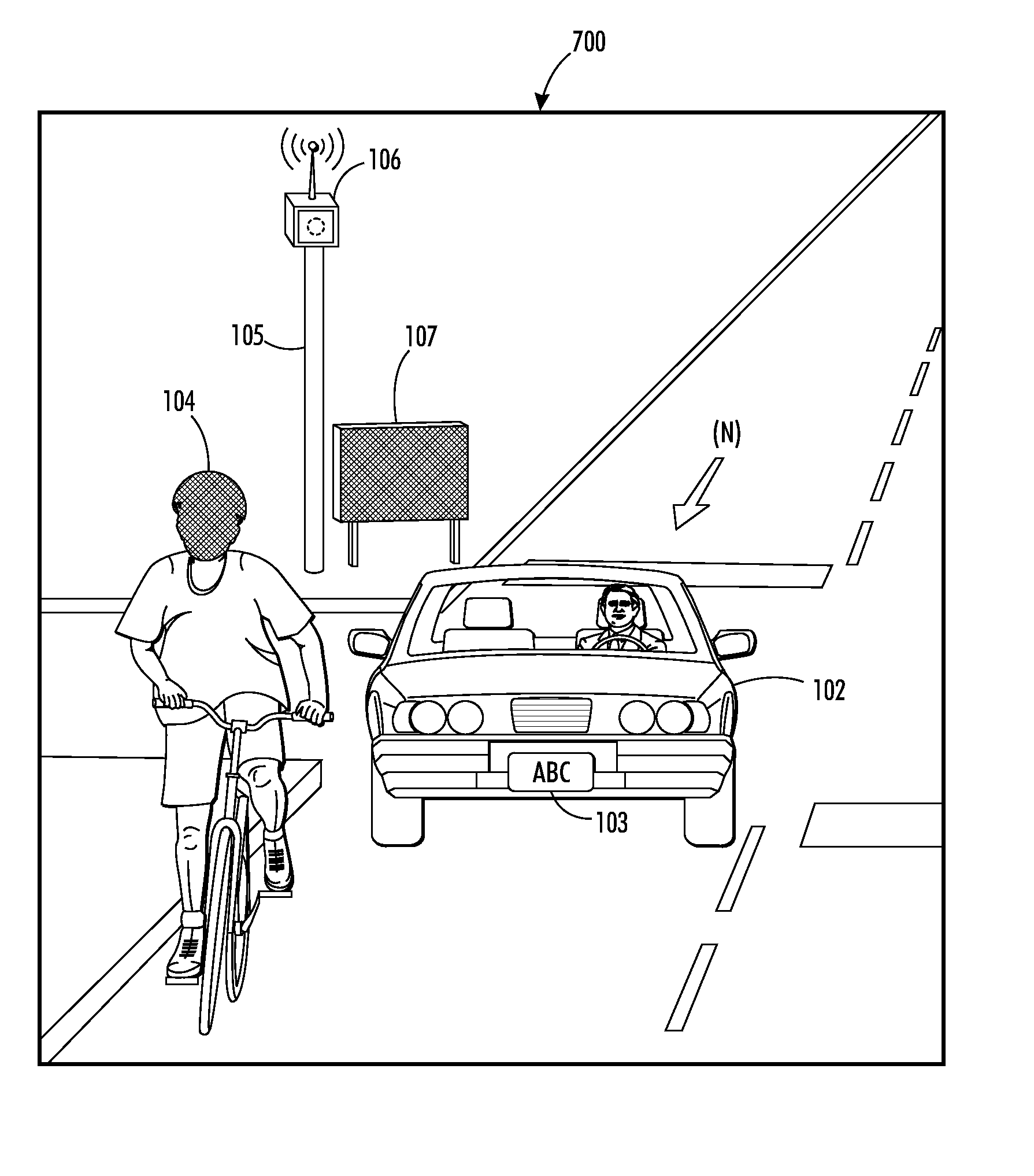 Obscuring identification information in an image of a vehicle