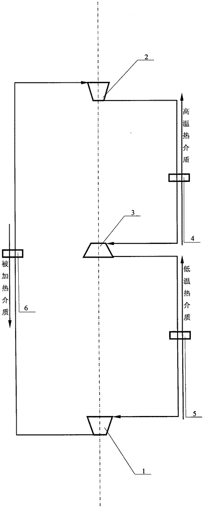 Dual-way thermodynamic cycle and first-type thermal-drive compression heat pump