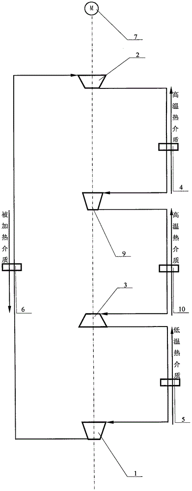 Dual-way thermodynamic cycle and first-type thermal-drive compression heat pump