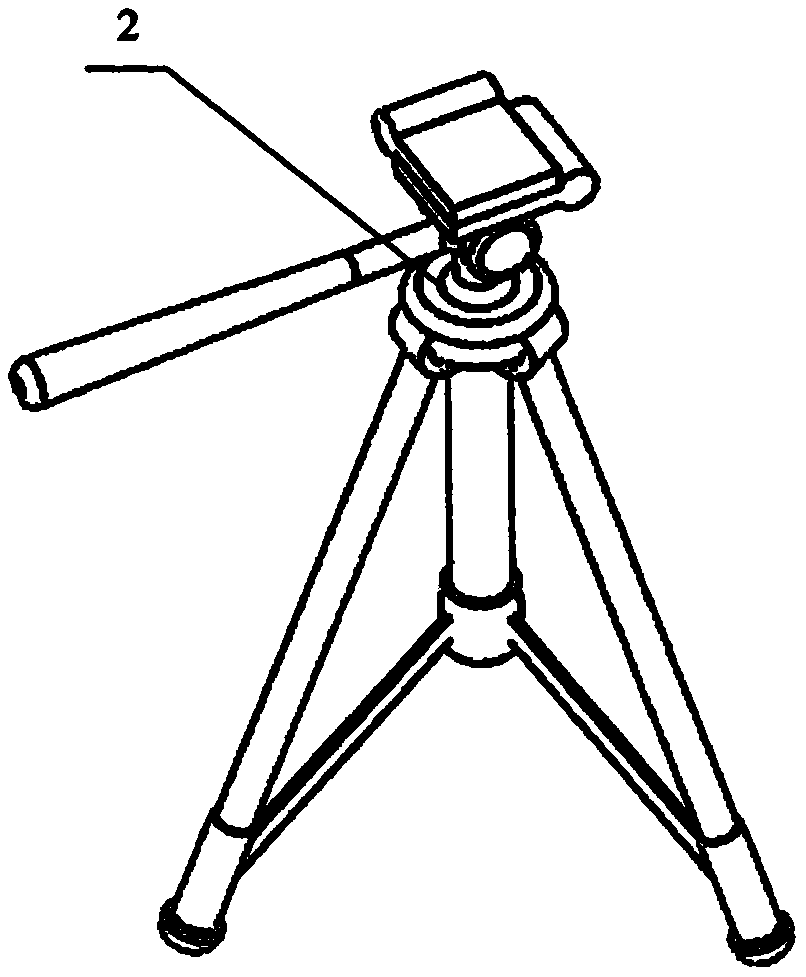 Automobile detection non-common-field-of-view camera global calibration system and method based on surface light field