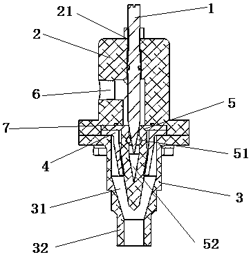 Pneumatic conveying pipeline air supply device