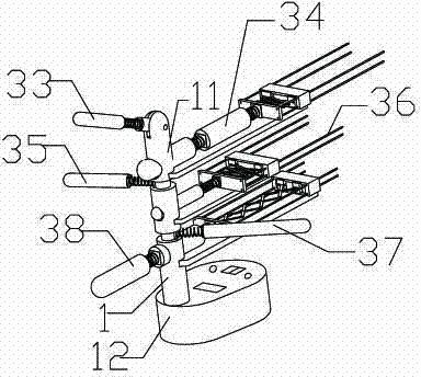 Regulating type martial art training pile with active attacking capacity and training method thereof