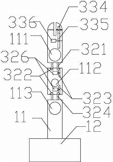 Regulating type martial art training pile with active attacking capacity and training method thereof