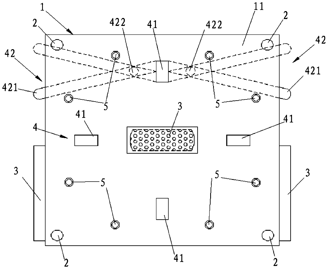 Exposed load support system for spacecraft