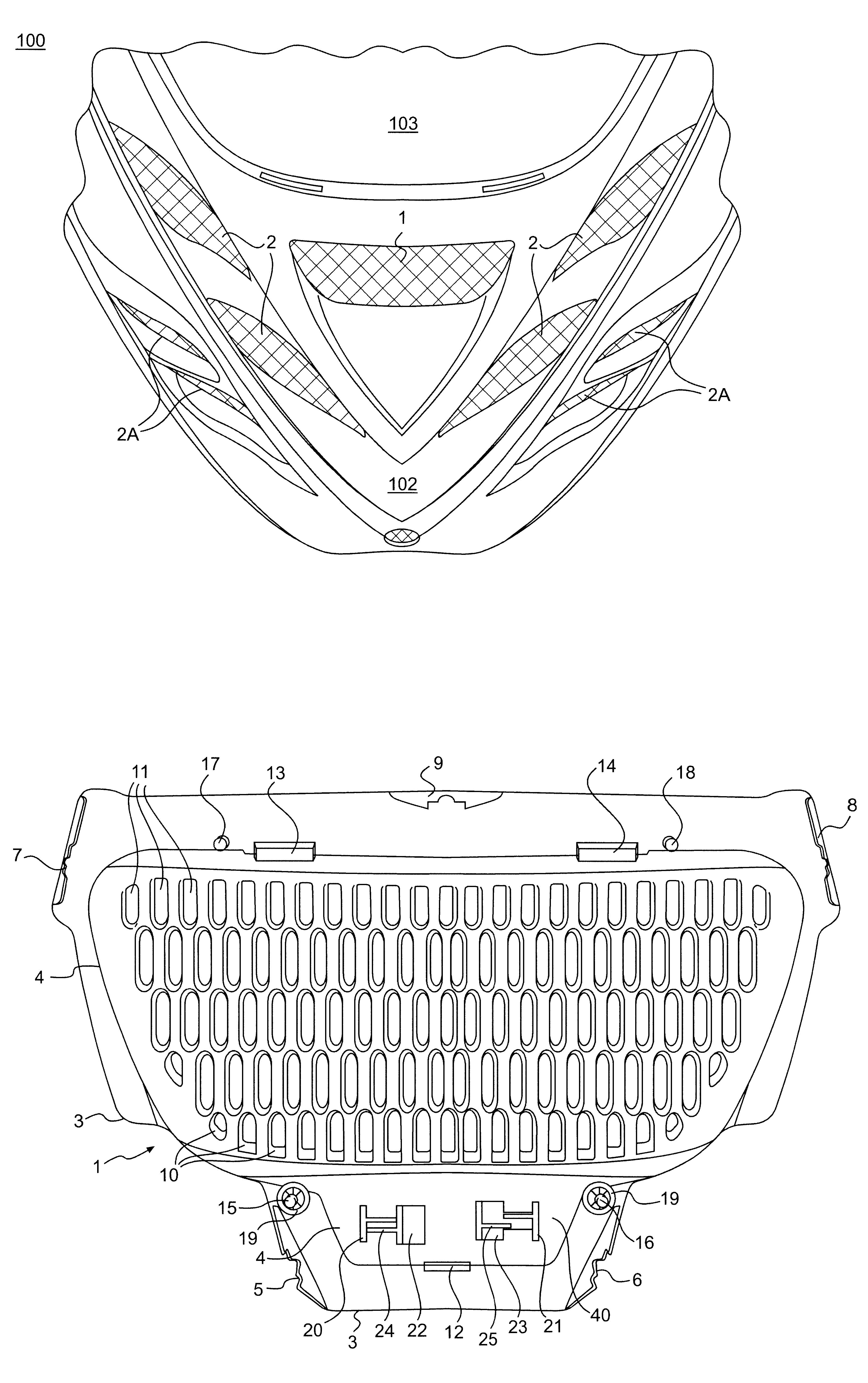 Adjustable air vent for a vehicle