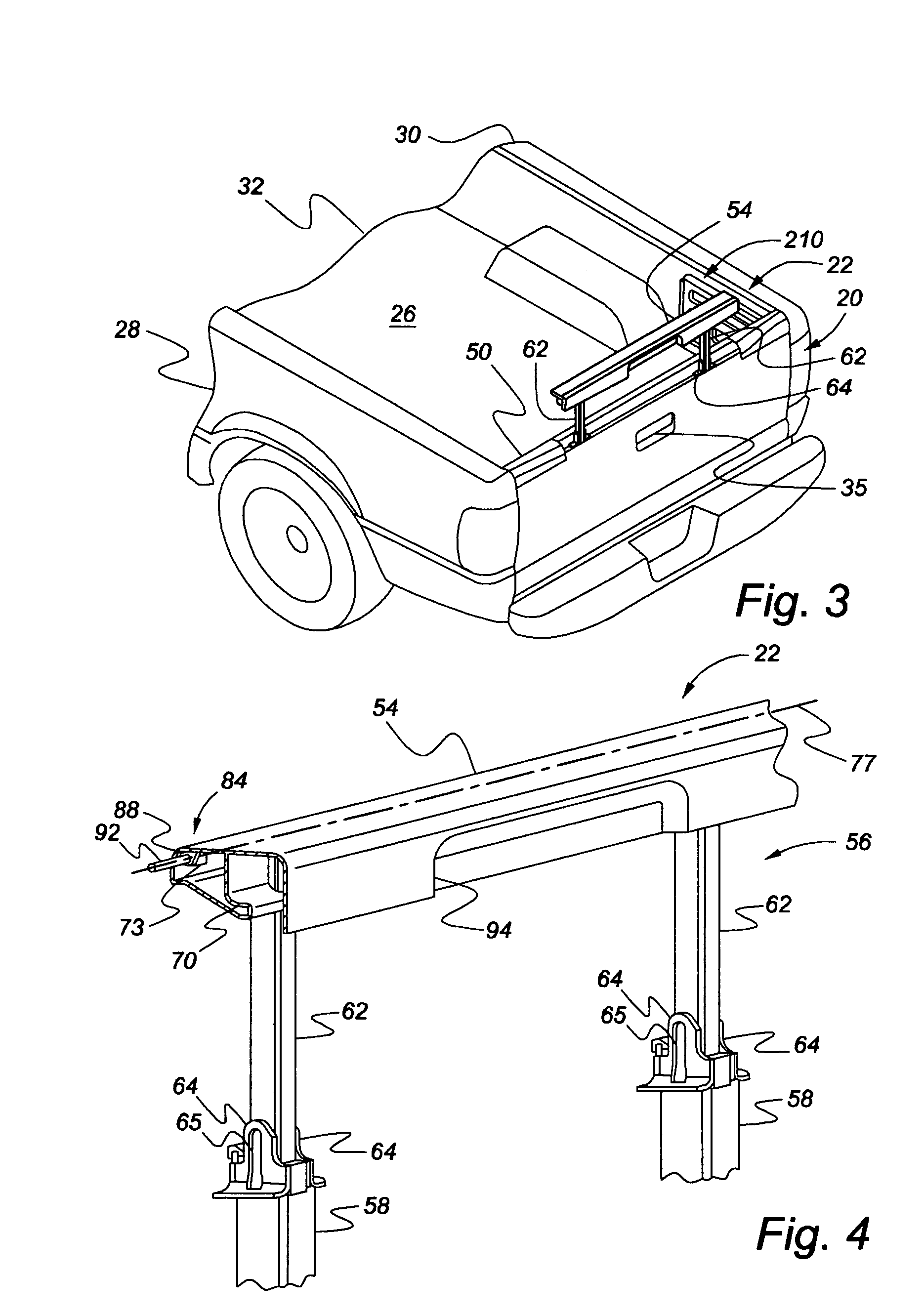 Configurable pivoting cage cargo retainer