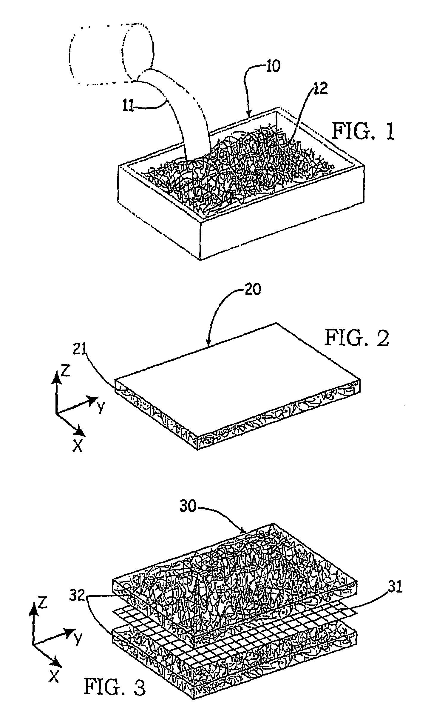 High strength, nanoporous bodies reinforced with fibrous materials