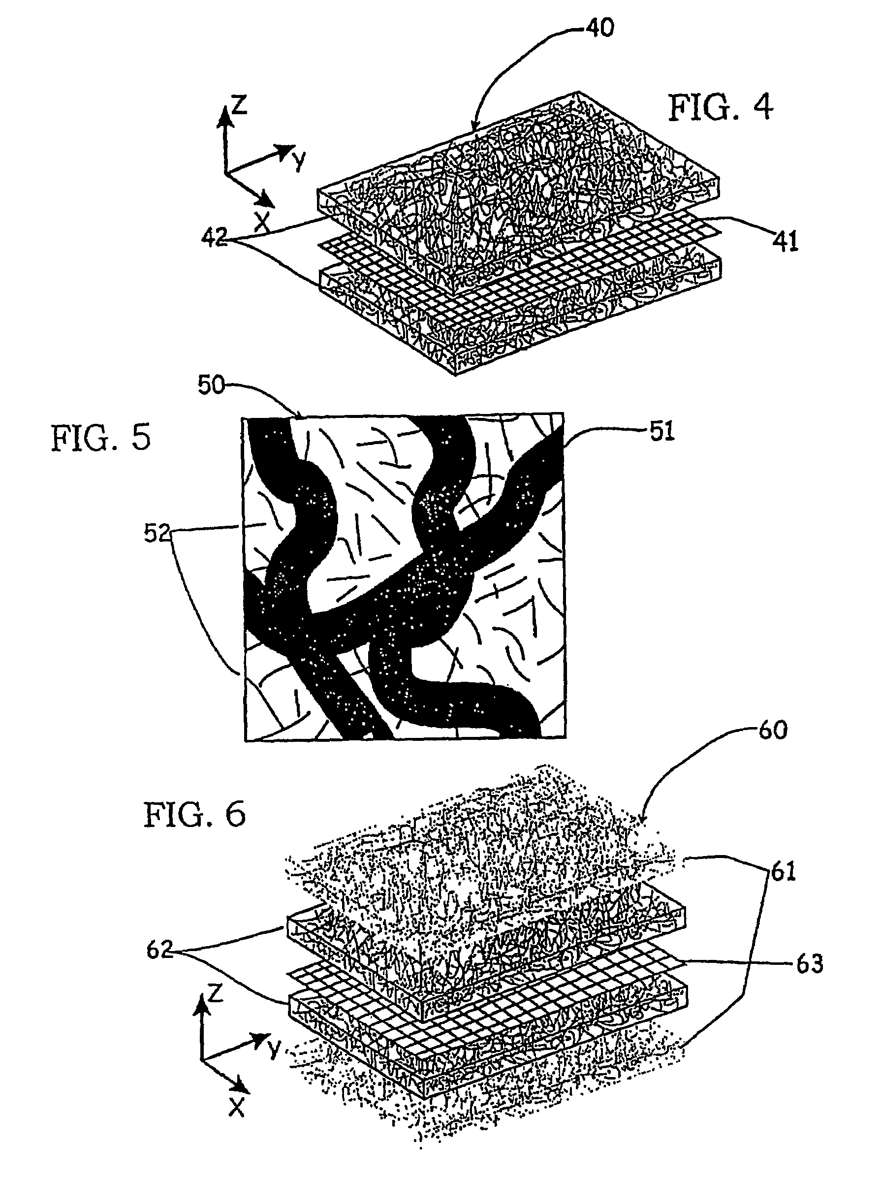 High strength, nanoporous bodies reinforced with fibrous materials