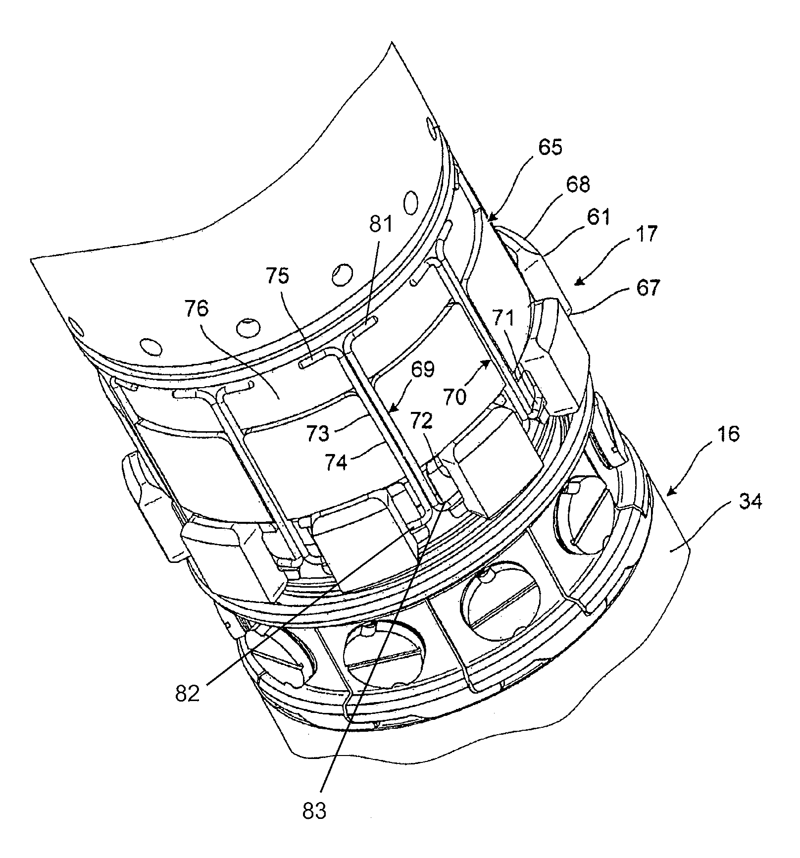 Device for carrying a replacement safety valve in a well tube