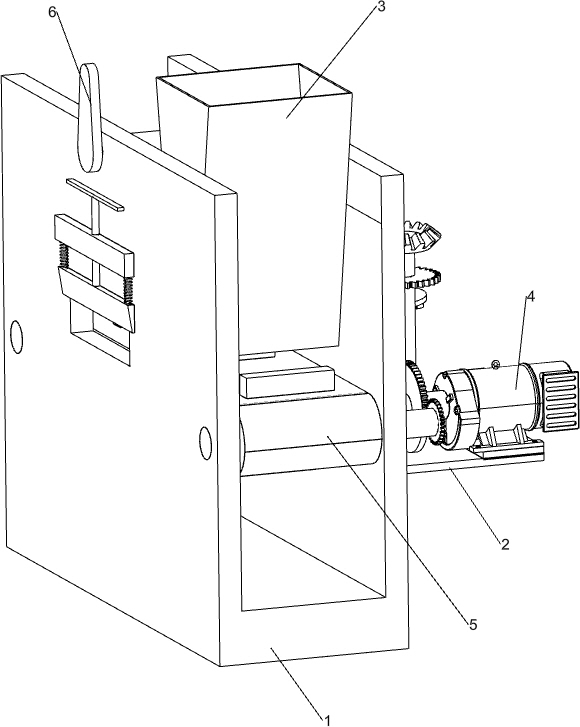 Asparagus cutting device for vegetable processing