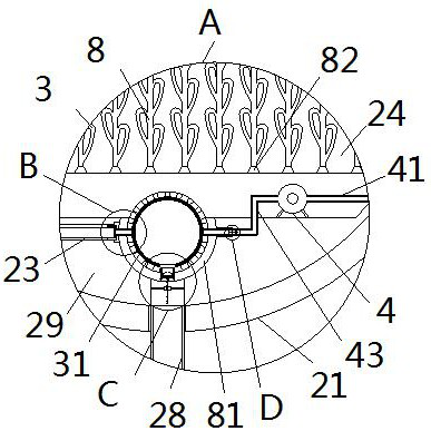 A long-distance transmission device for fire alarm