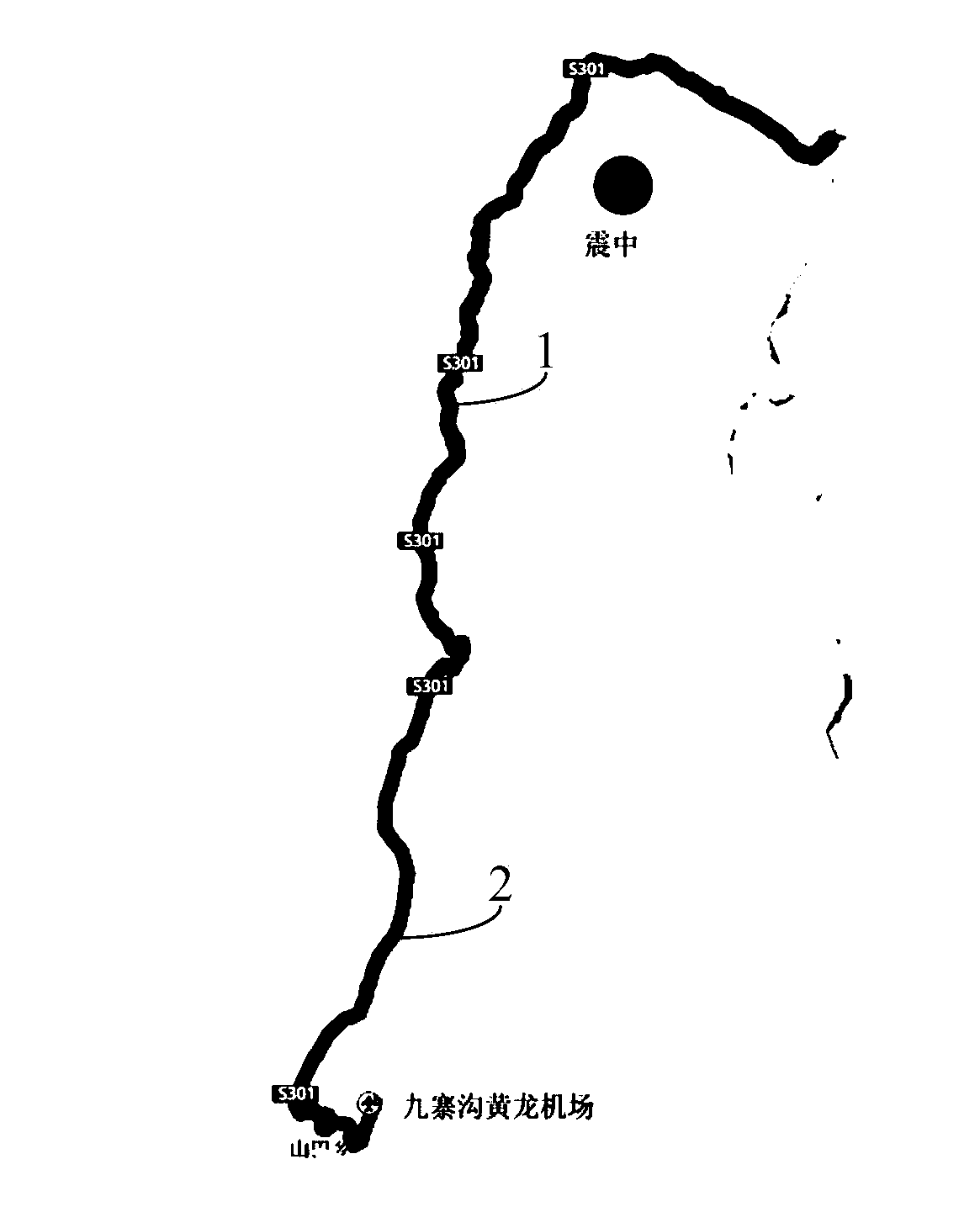 Method and device for evaluating function toughness for road traffic after earthquake