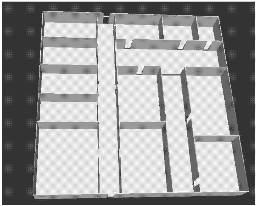 Simulation method and system for crowd evacuation based on multi-bee colony algorithm