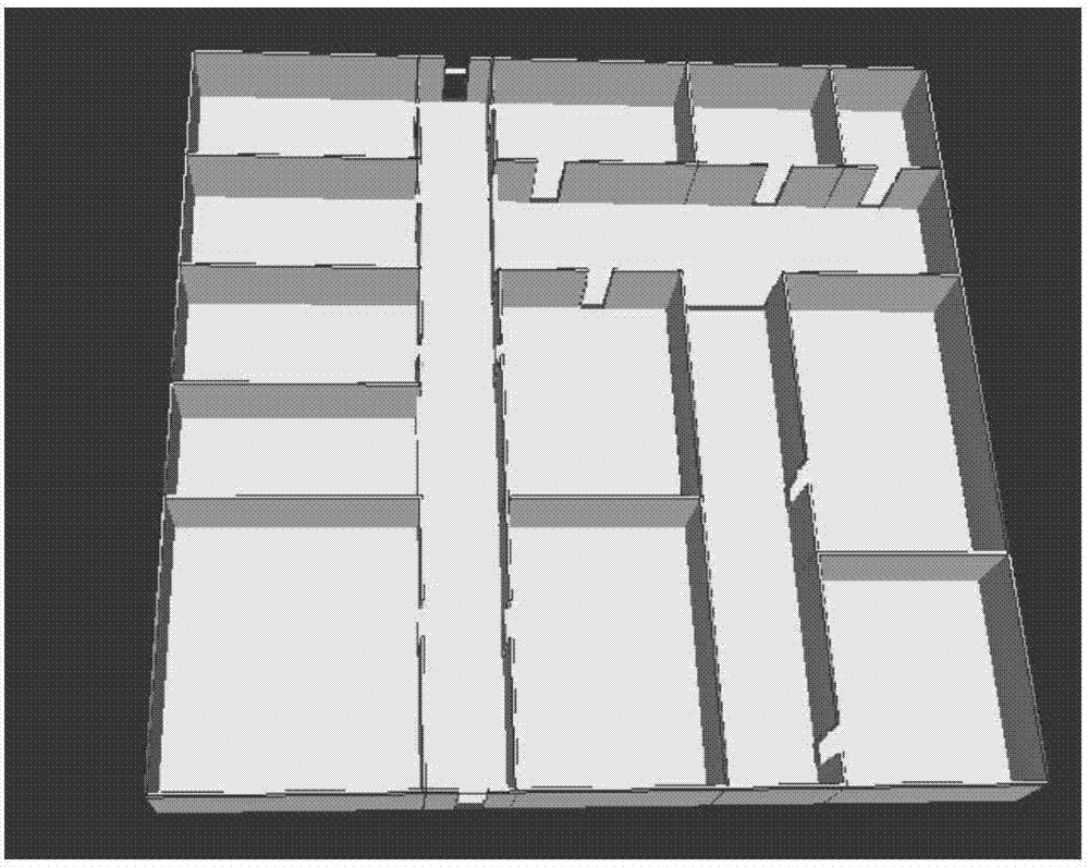 Simulation method and system for crowd evacuation based on multi-bee colony algorithm