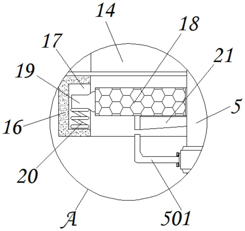 Self-cleaning heat energy recovery energy-saving type combustion waste gas treatment device