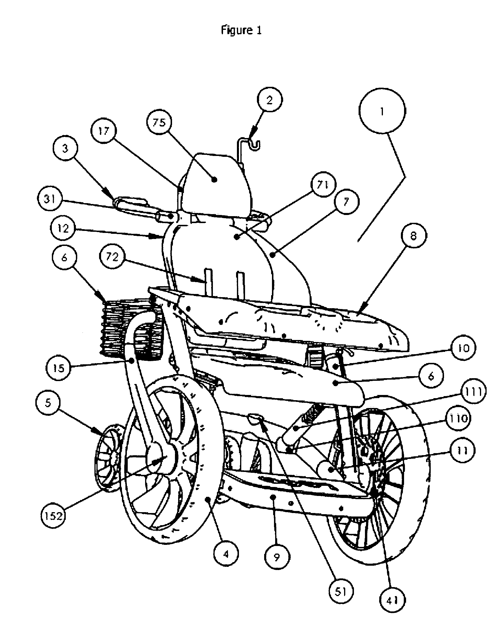 Adjustable adult mobility device