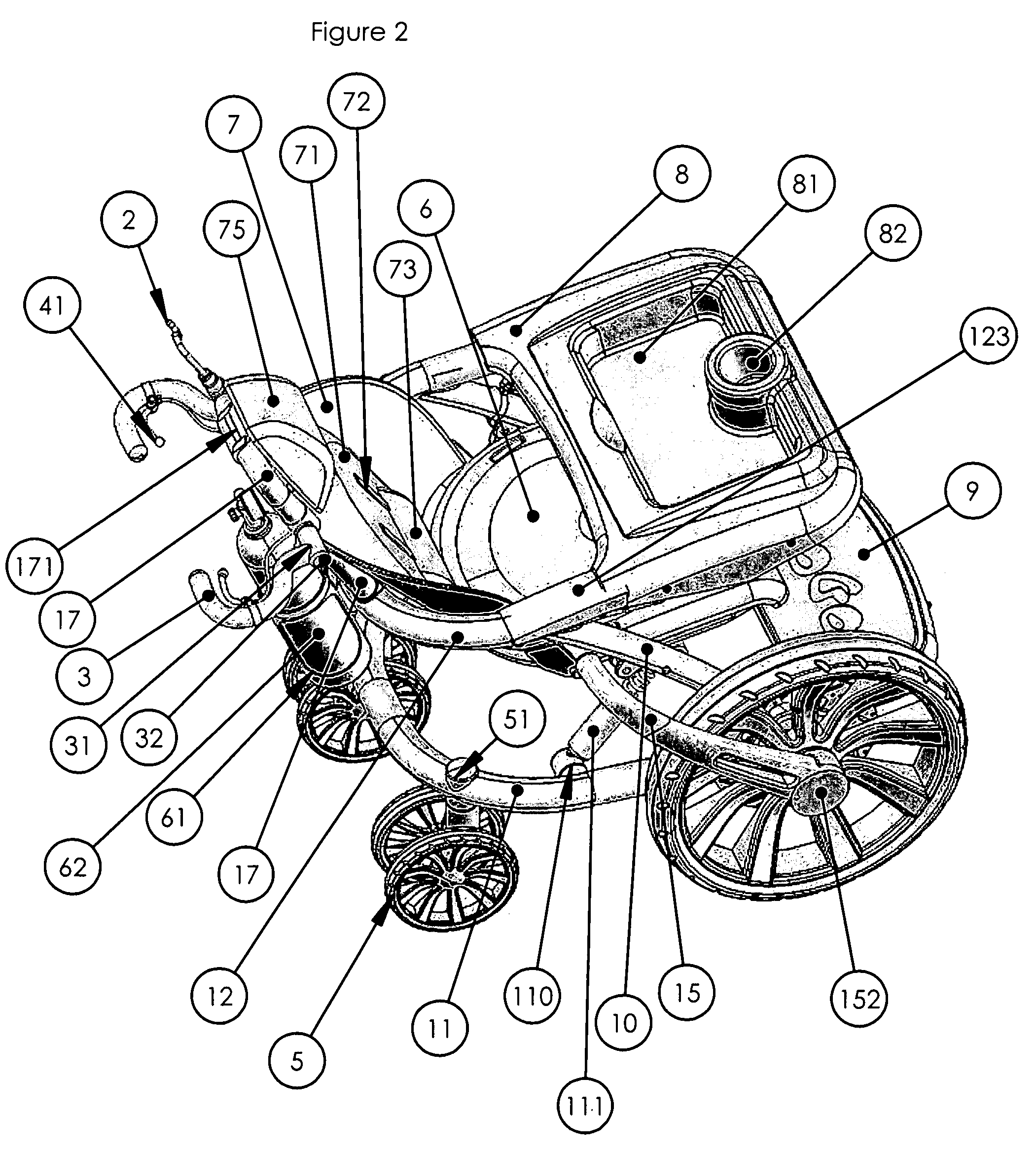 Adjustable adult mobility device