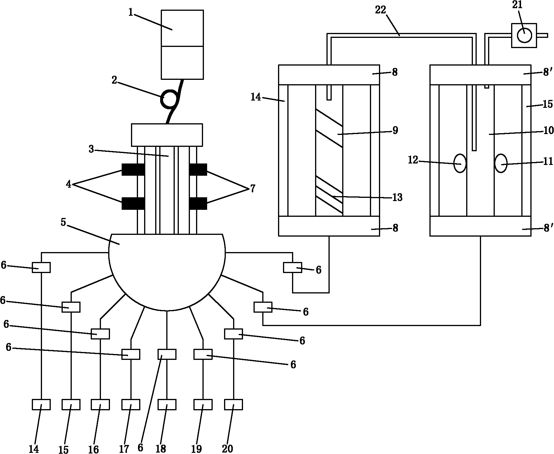 Total arsenic online monitoring device in water quality