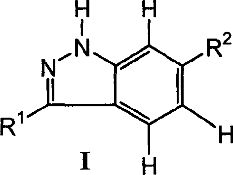 Indazol compound for inhibiting protein kinase and medicine composition and their application