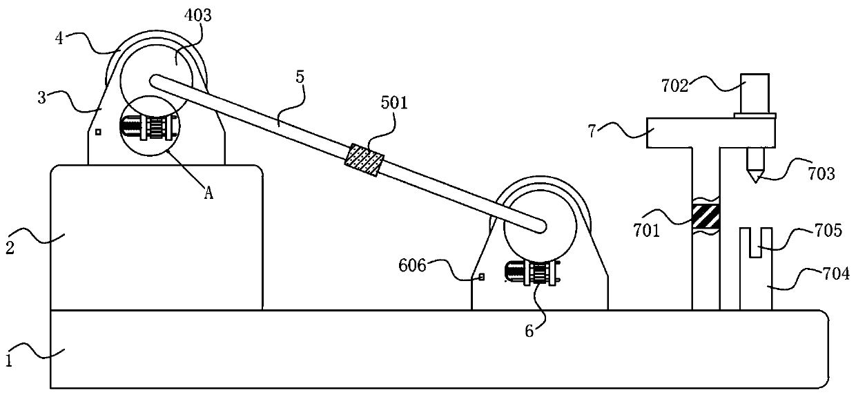 Cloth unwinding device