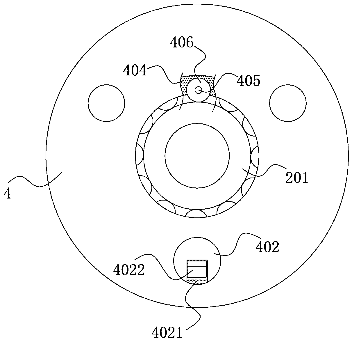 Cloth unwinding device