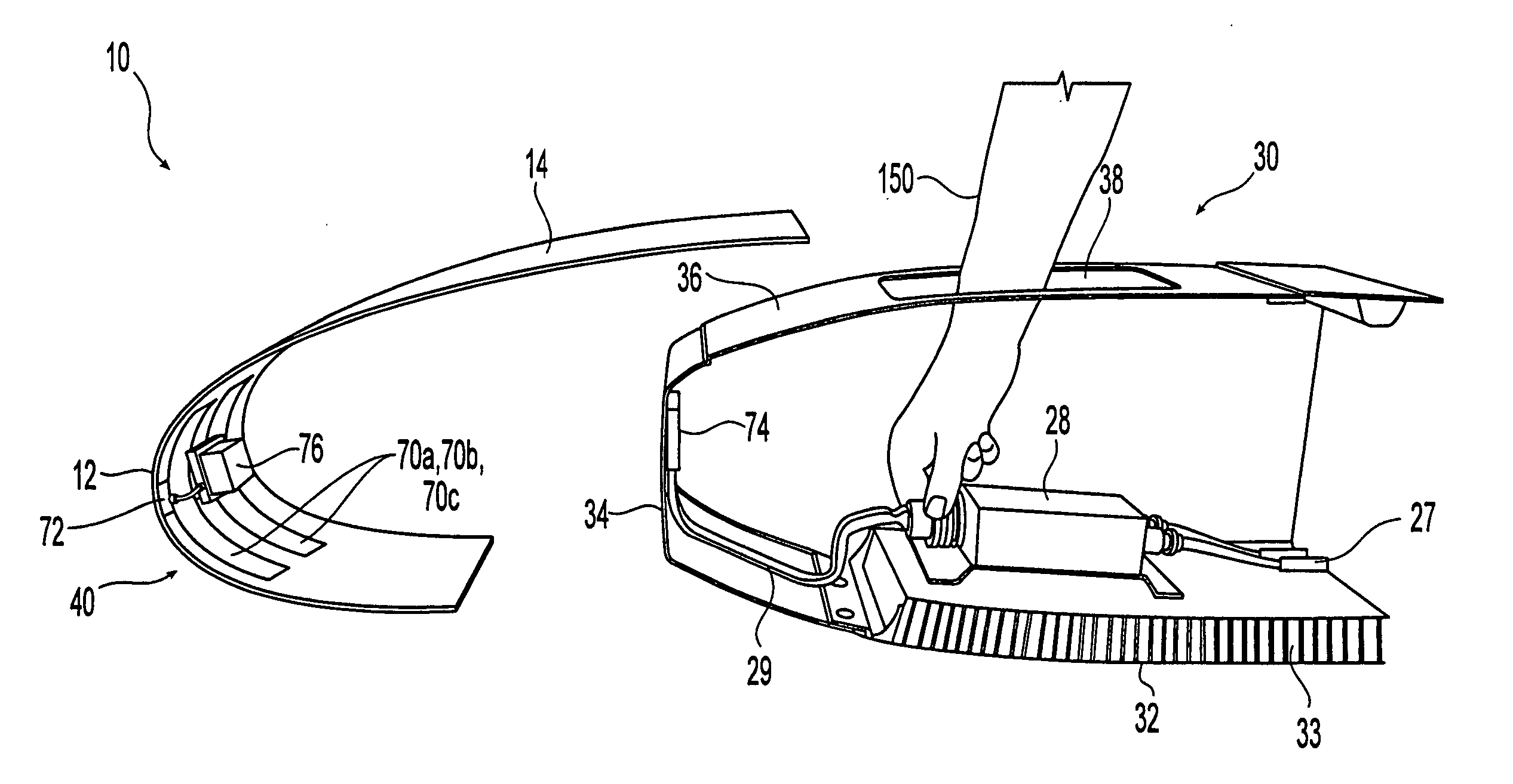 Aircraft engine nacelle inlet having access opening for electrical ice protection system