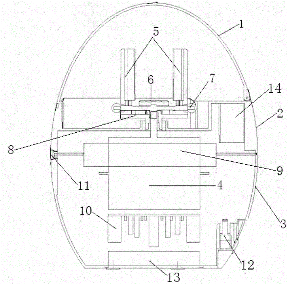 Novel electric egg mixer