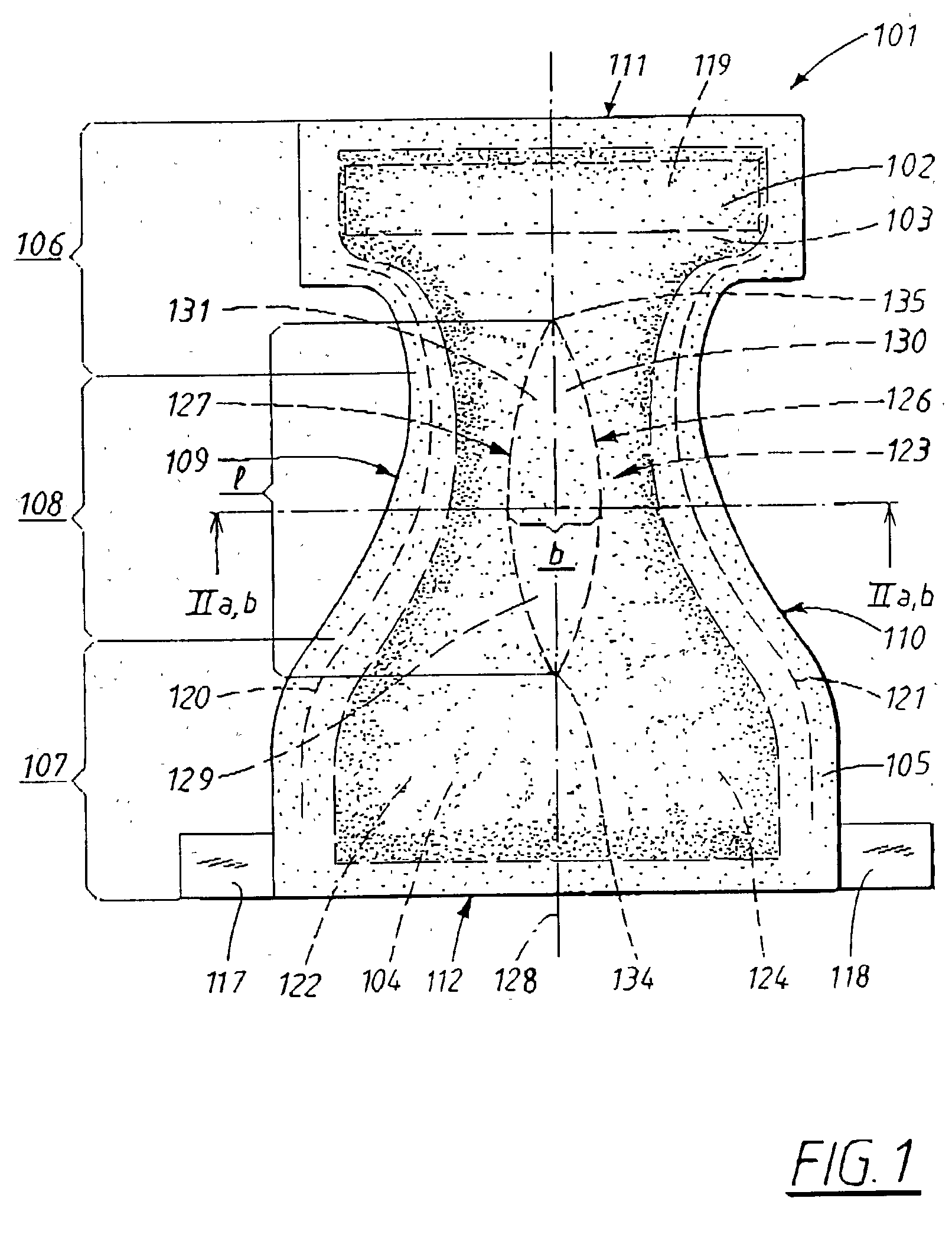 Absorbent article having improved fit and enhanced absorption capacity