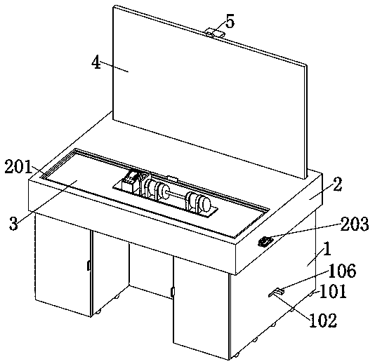 Motor principle dragging experiment table for teaching use in electromechanical major