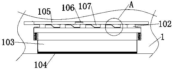 Motor principle dragging experiment table for teaching use in electromechanical major