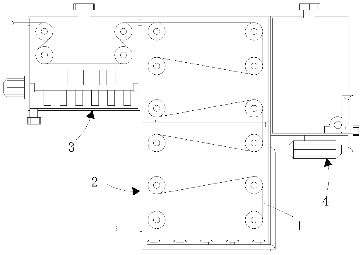 Vulcanization device for new material production