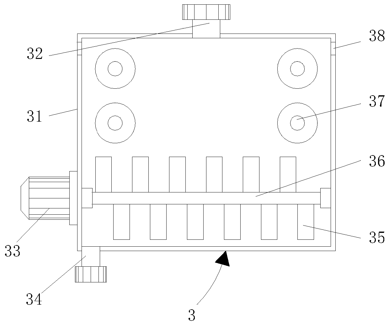 Vulcanization device for new material production