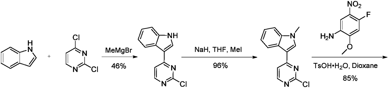 Preparation method of osimertinib intermediate