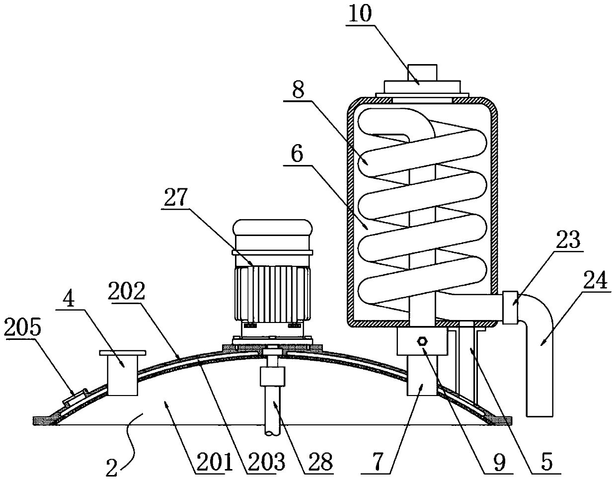 Continuous polyester preparation system for tensile renewable polyester staple fibers and operation method thereof