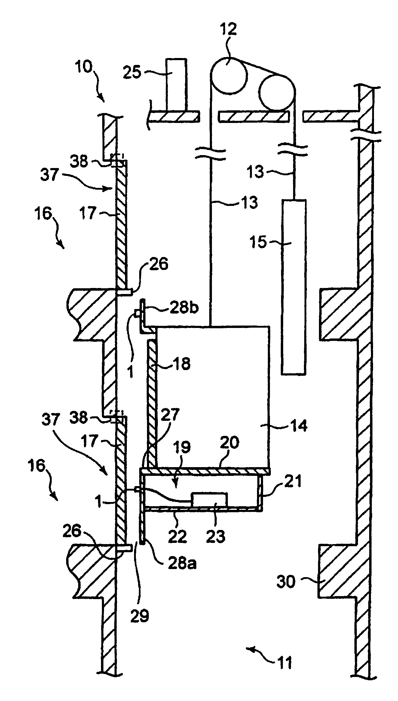 Elevator safety device