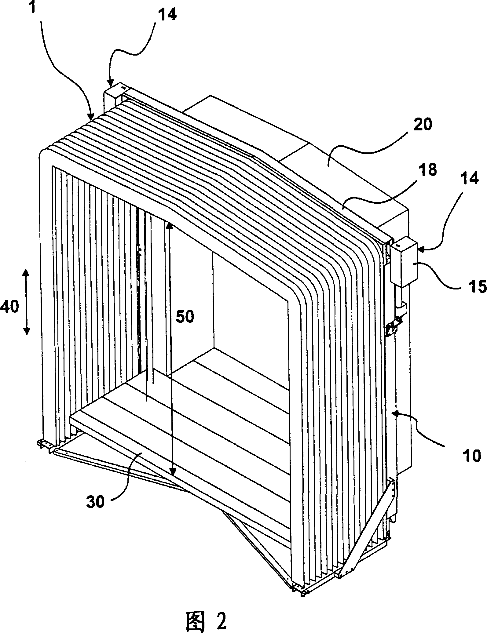 Aircraft boarding bridge or aircraft boarding stairs