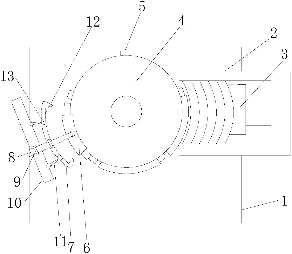 Brake pad drilling mold