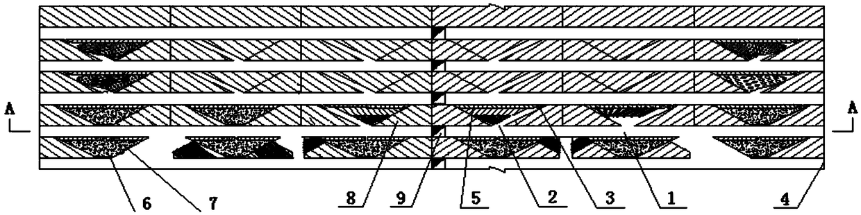 In-vein filling mining method