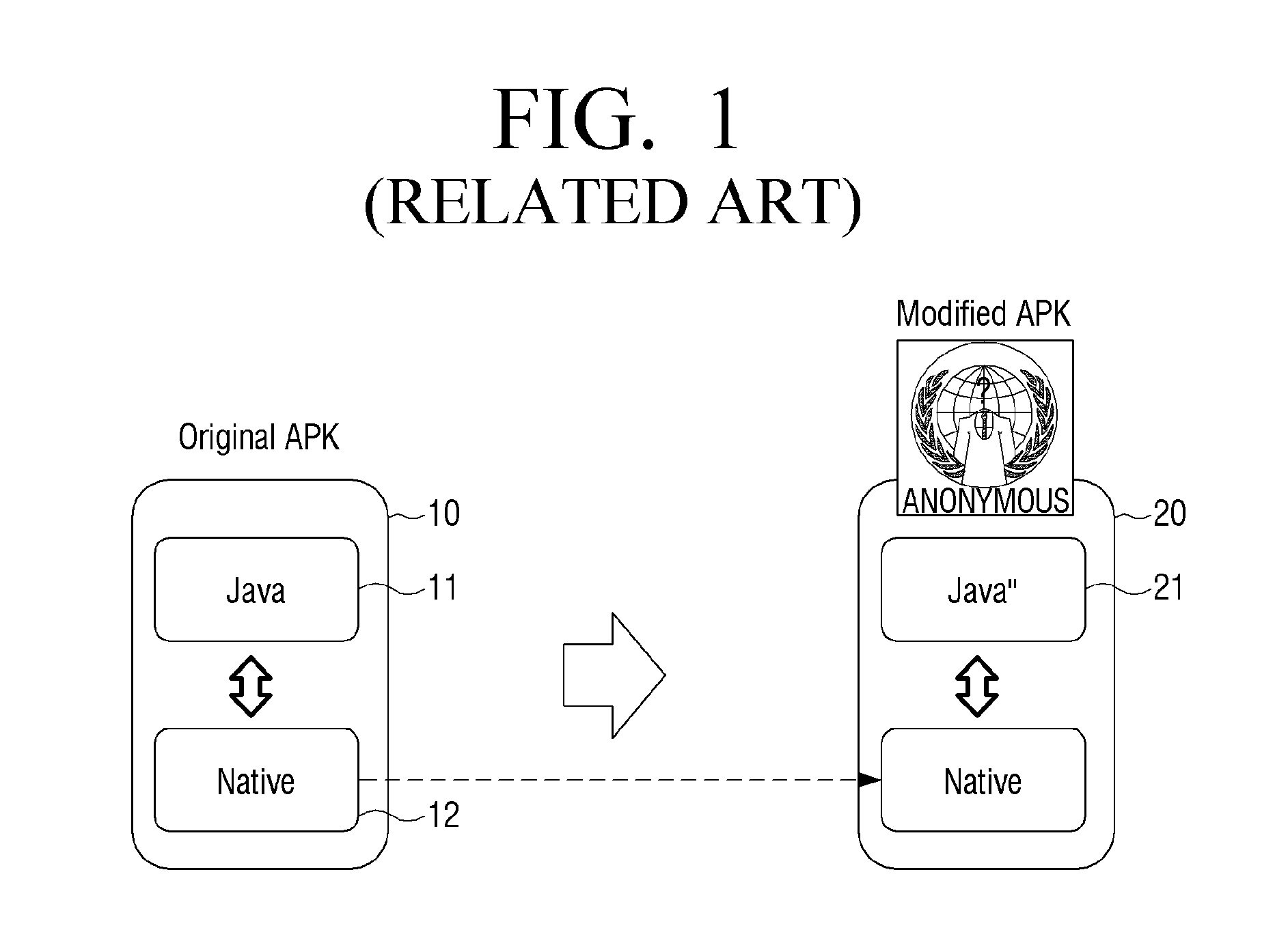 Method of generating execution file for mobile device, method of executing application of mobile device, device to generate application execution file, and mobile device