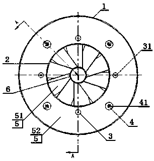 Smoke classifying and inner circulating type low-NOx and high-calorific-value fuel gas combustion device