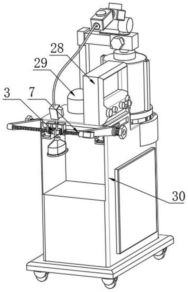 Inhalation type anesthesia device and working method thereof