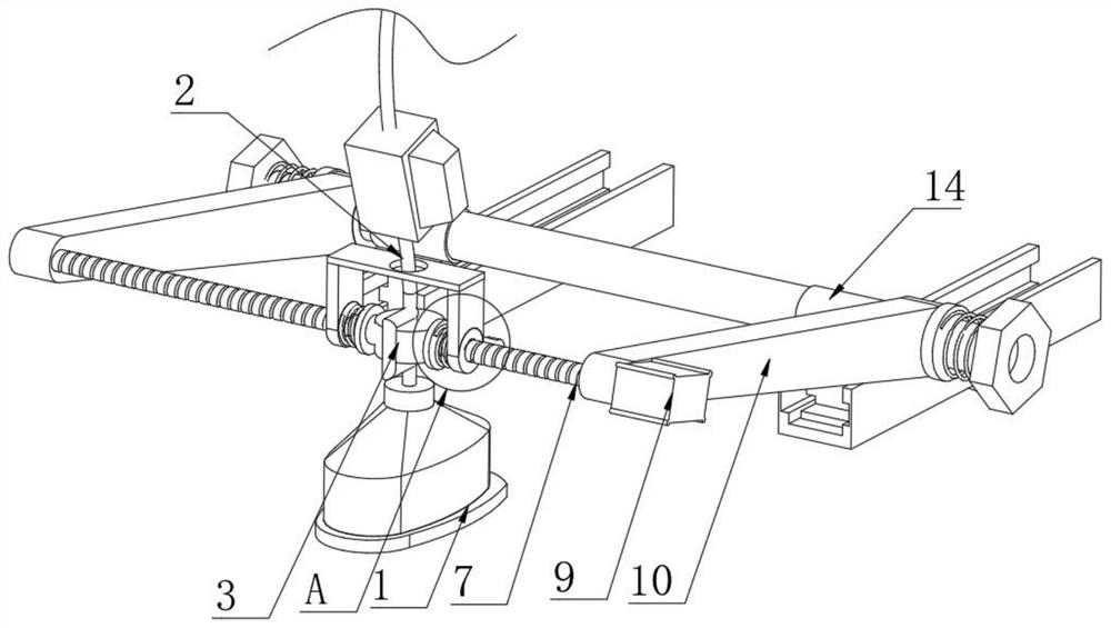 Inhalation type anesthesia device and working method thereof