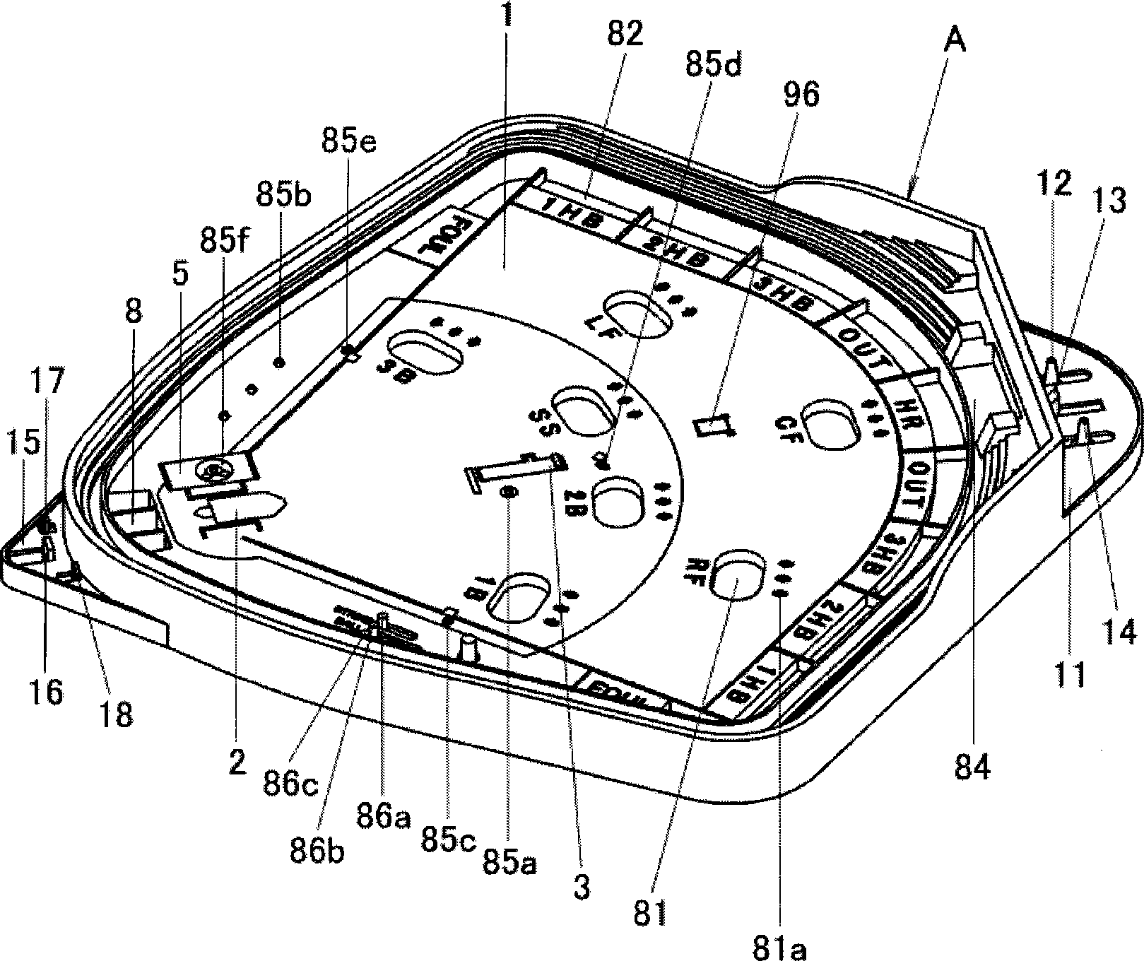 Baseball game disk