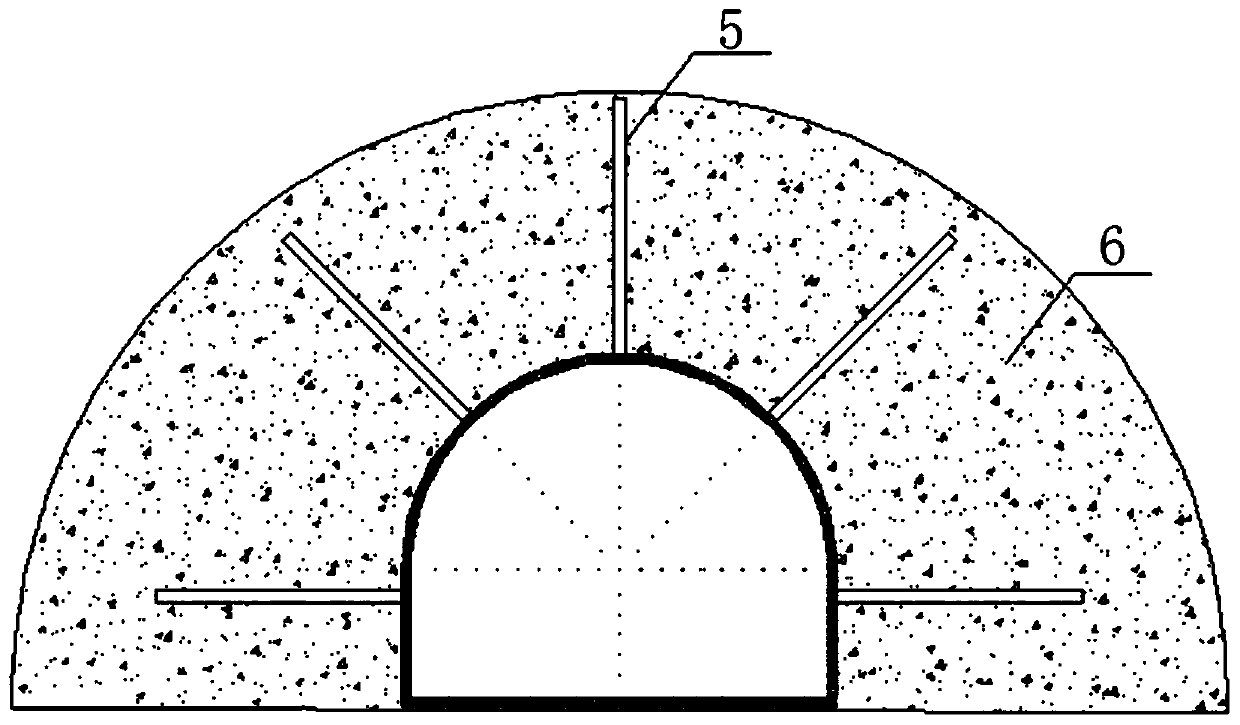 Coal mine surrounding rock control method based on chemical modification