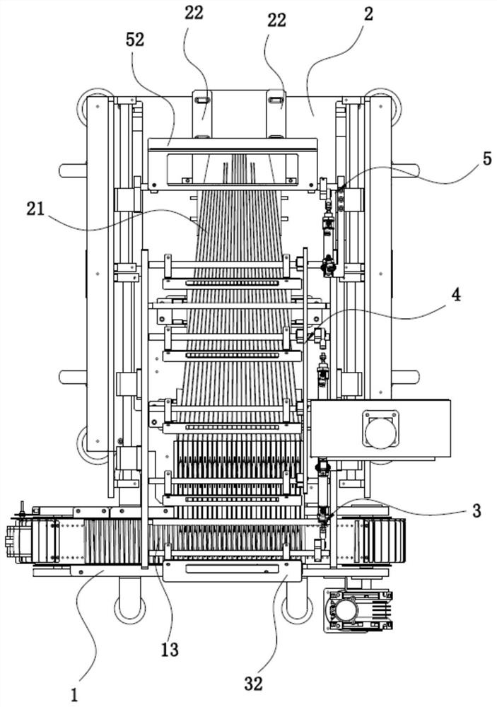 A kind of bag conveying and buffering equipment