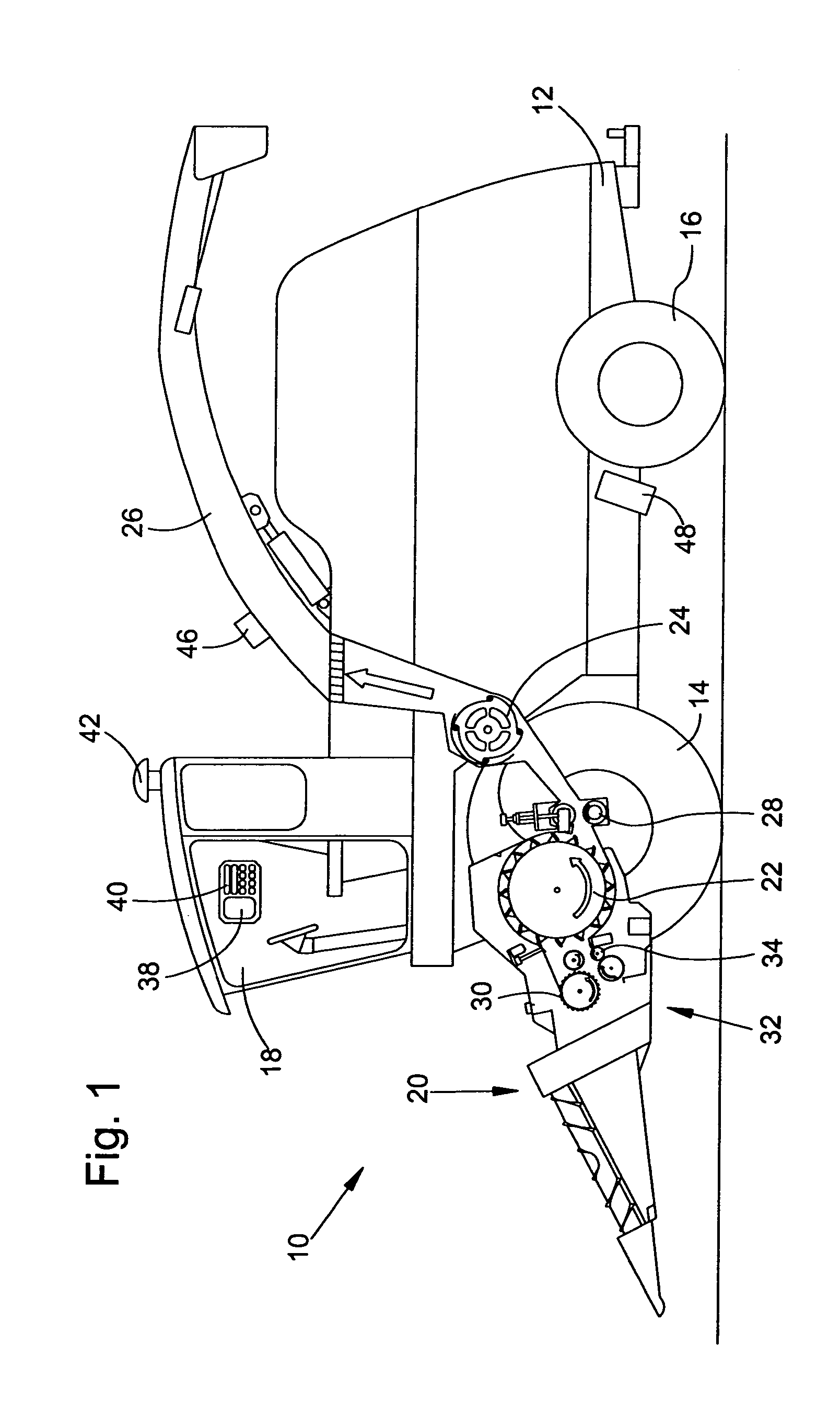 Crop measuring arrangement